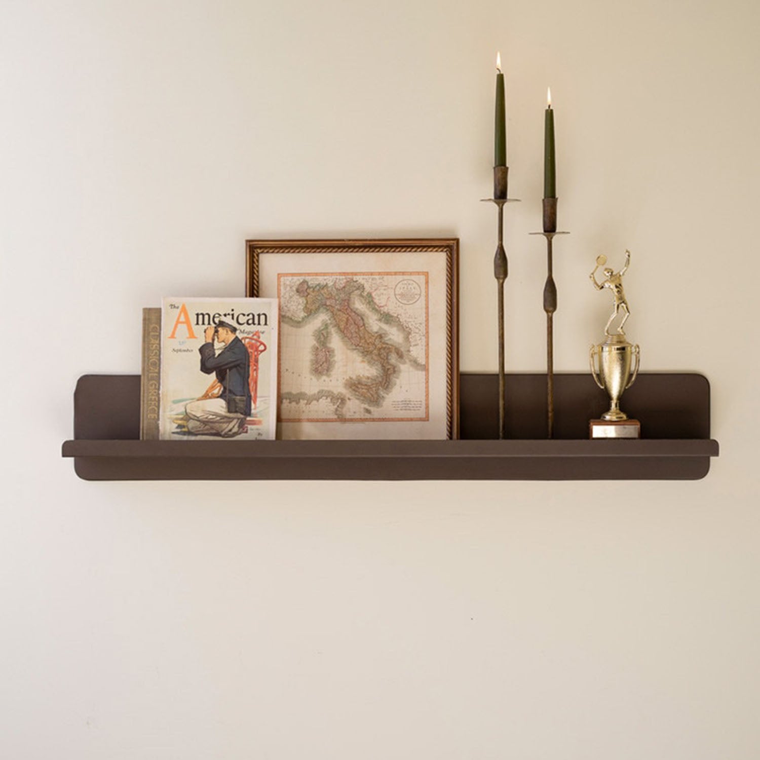 Antique Bronze Wall Shelf