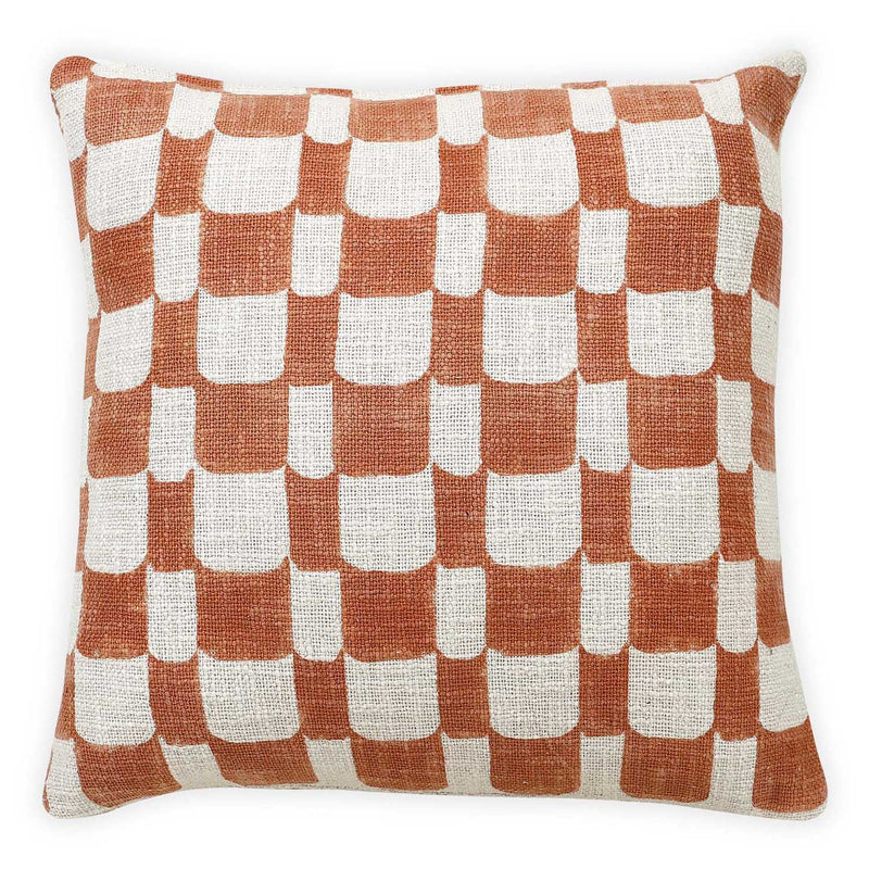Aaakar Checkered Throw Pillow