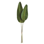 Strelitzia Leaf Faux Plant Stem Set of 2
