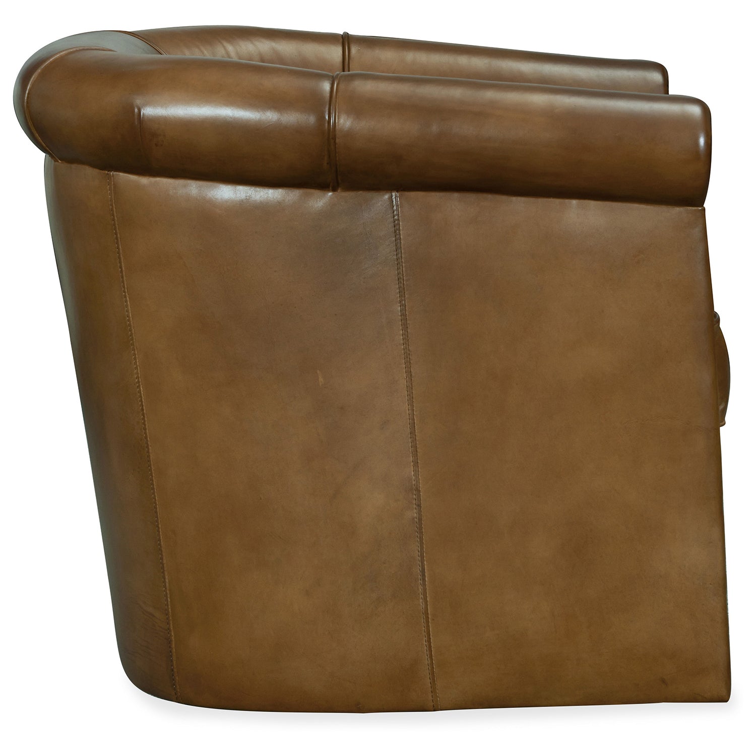 Hooker Furniture Axton Swivel Leather Club Chair