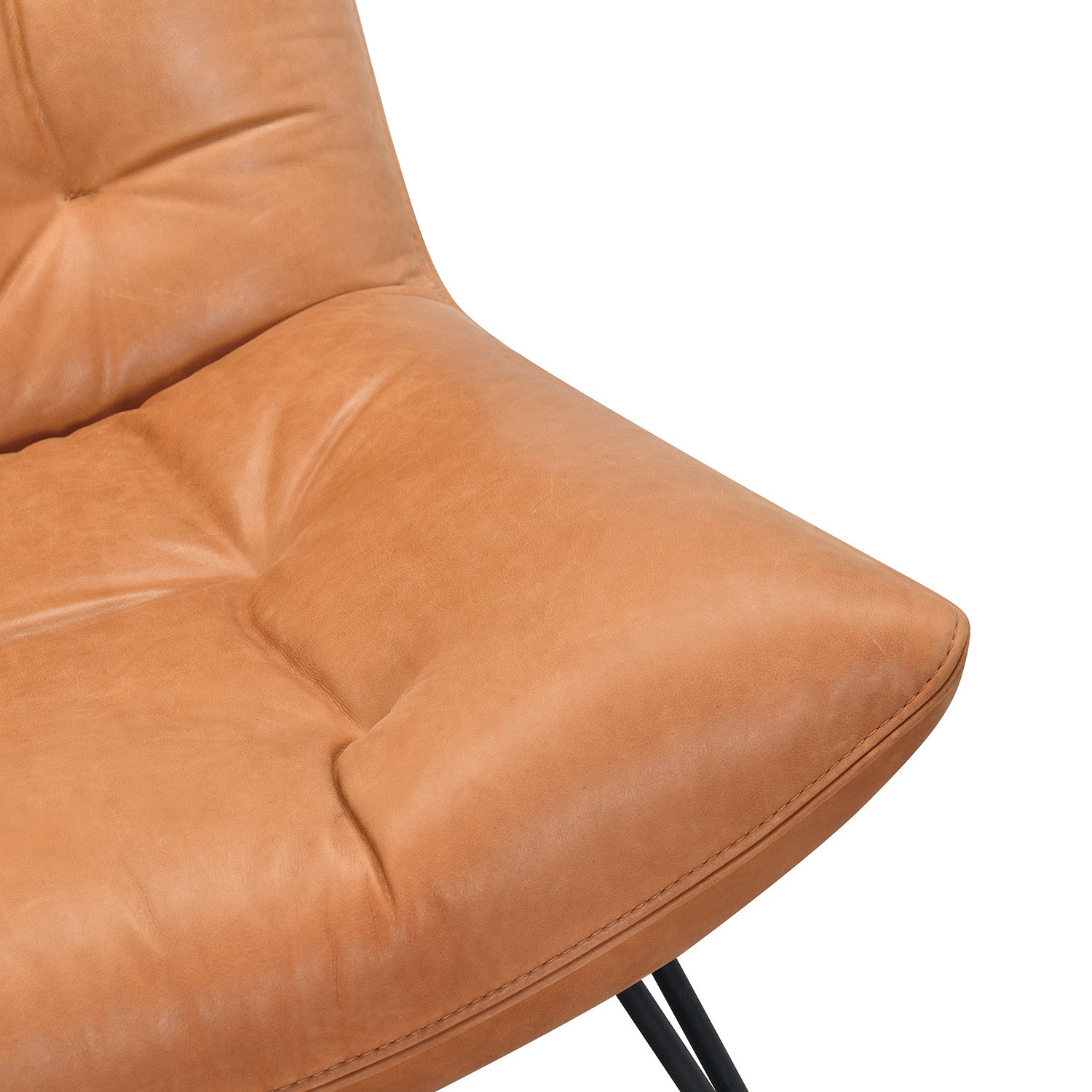 Hooker Furniture Kayne Accent Chair leather accent chair, back view