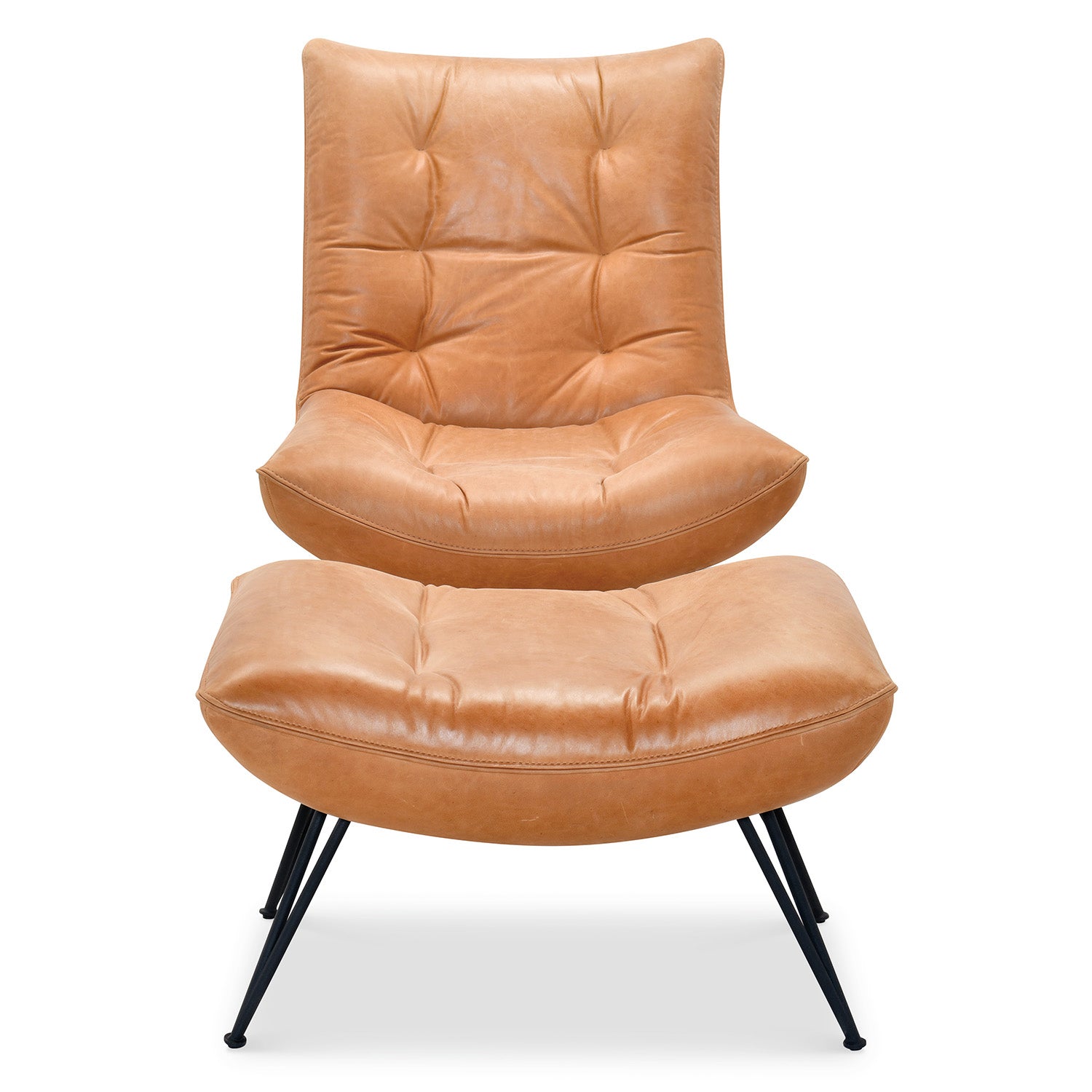Hooker Furniture Kayne Leather Ottoman