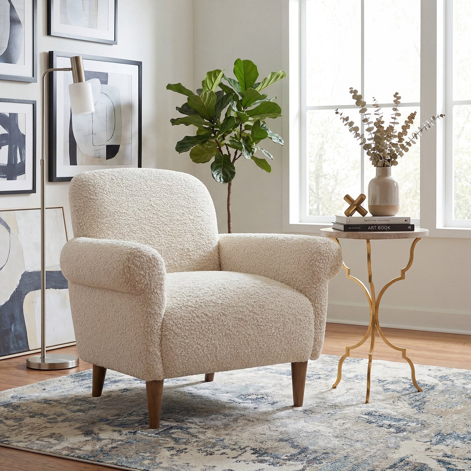 Hooker Furniture Leesa Angelina Linen Accent Chair