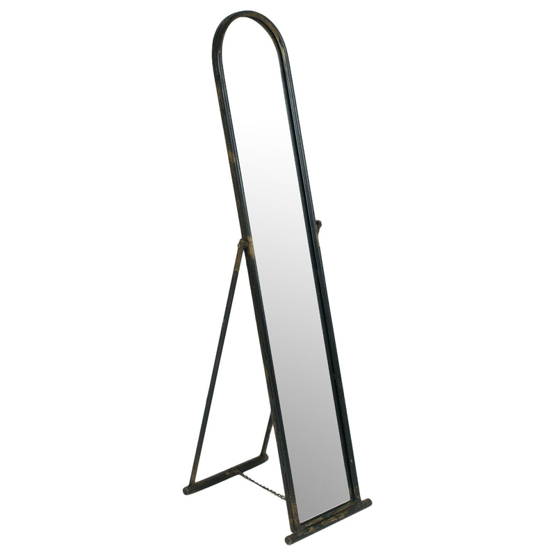 Metal Frame Floor Mirror Paynes Gray