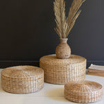 Seagrass Tabletop Riser Set of 3