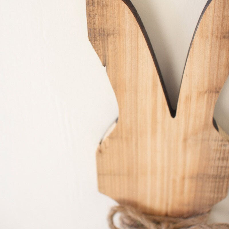 Rabbit Recycled Pine Wall Planter Set of 2
