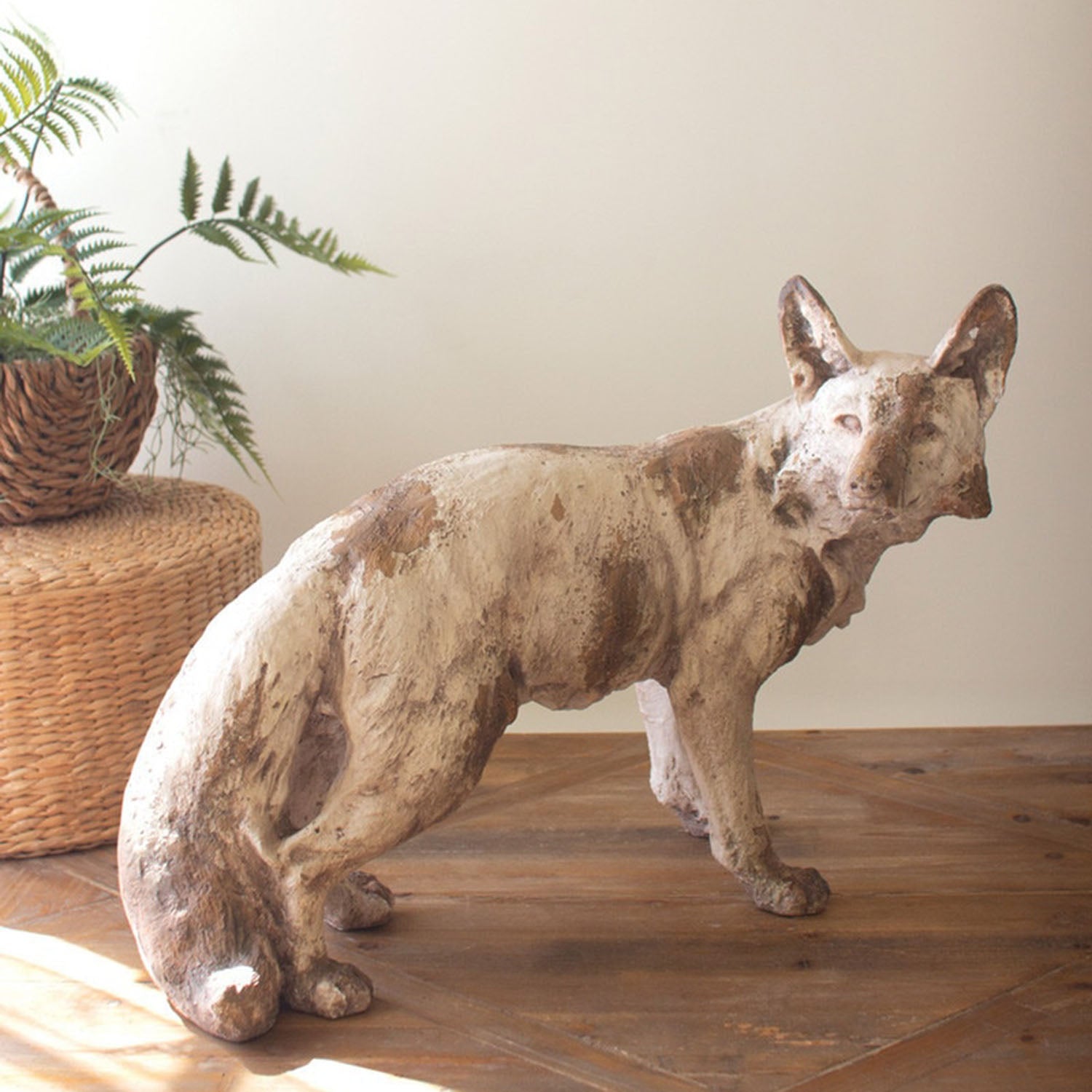 Faux Concrete Fox