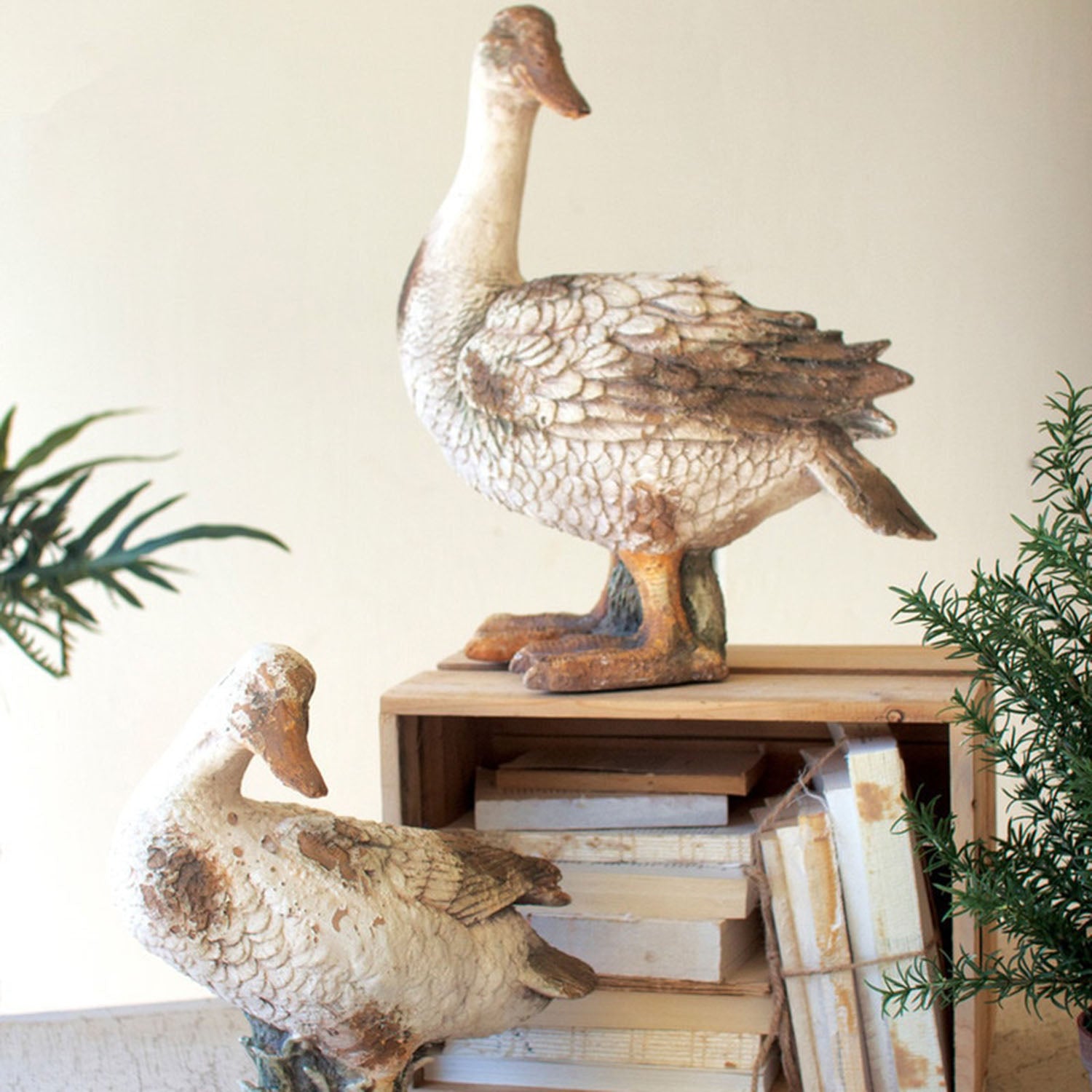 Faux Concrete Duck