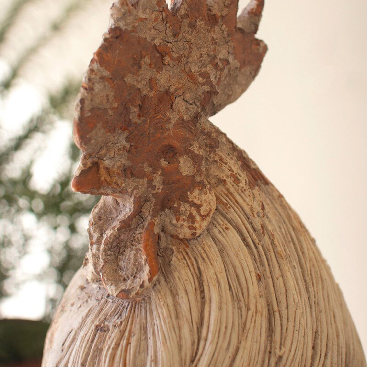 Faux Concrete Rooster