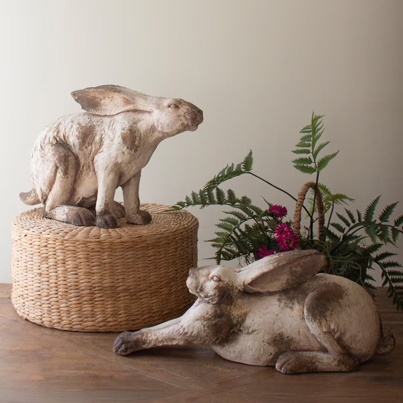 Faux Concrete Rabbit