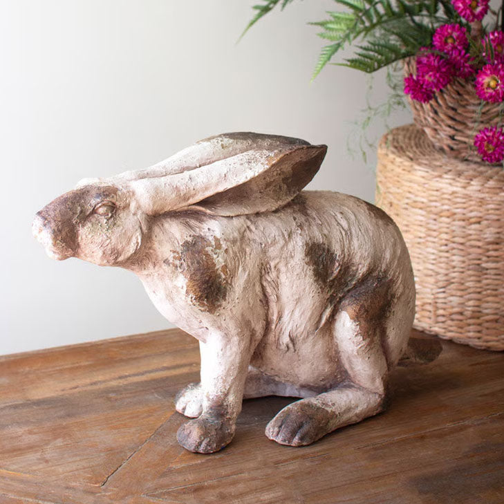 Faux Concrete Rabbit