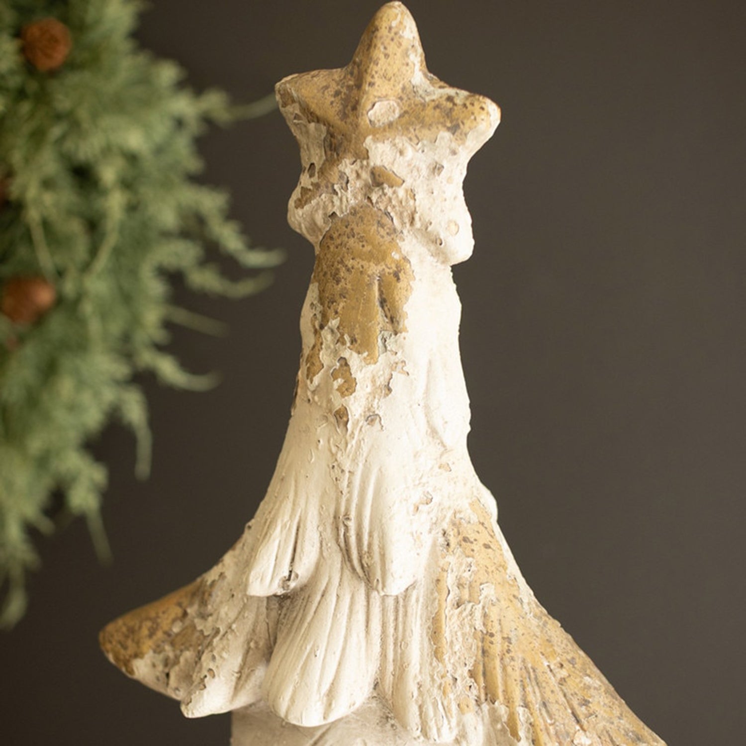 Faux Concrete Christmas Tree