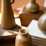 Stoneware Bud Vase Set of 8