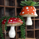 Toadstool Wall Planter Set of 2