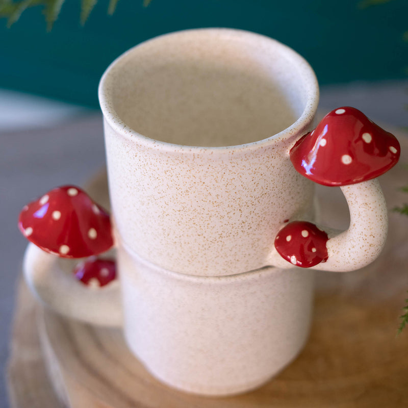 Mushroom Mug Set of 4