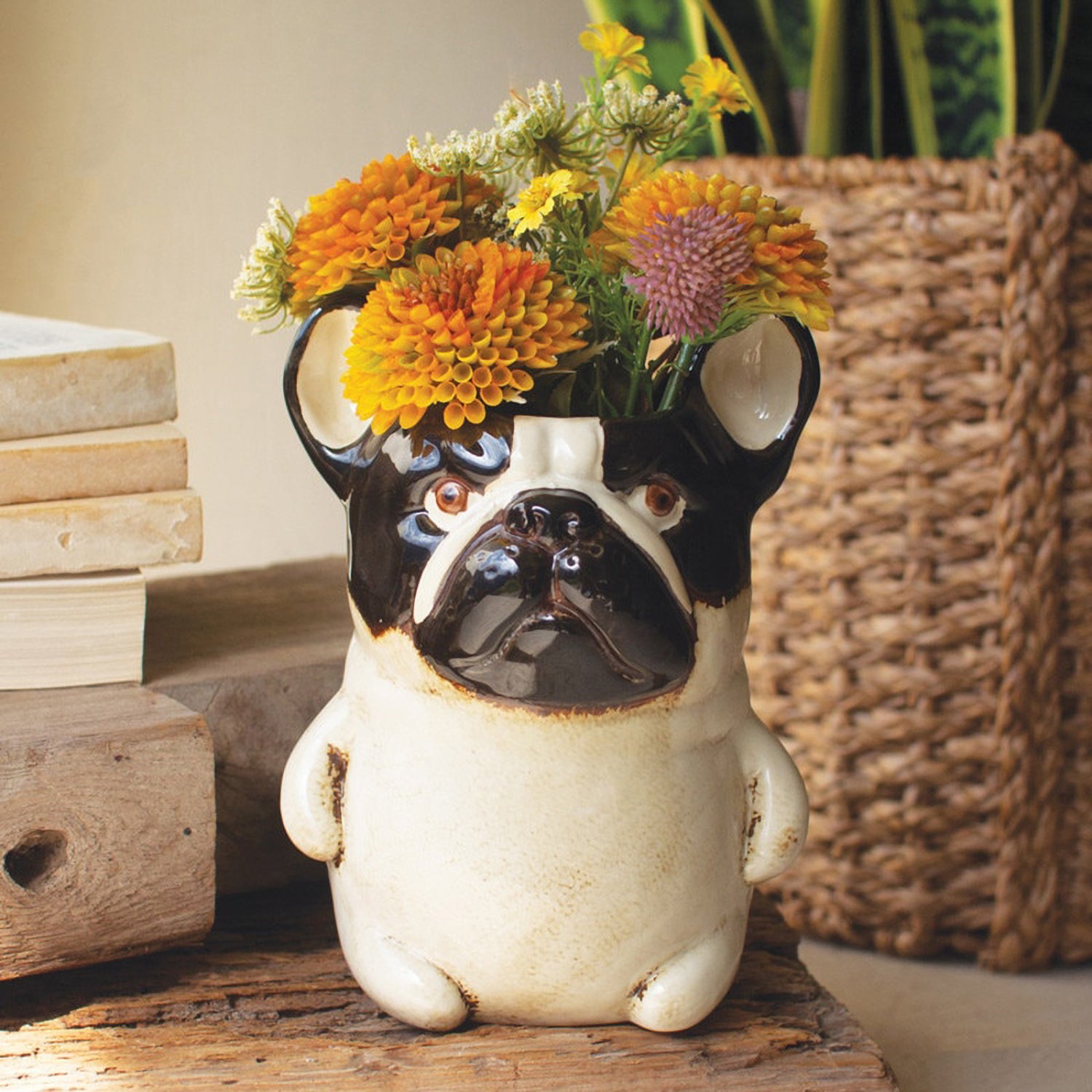 French Bulldog Planter