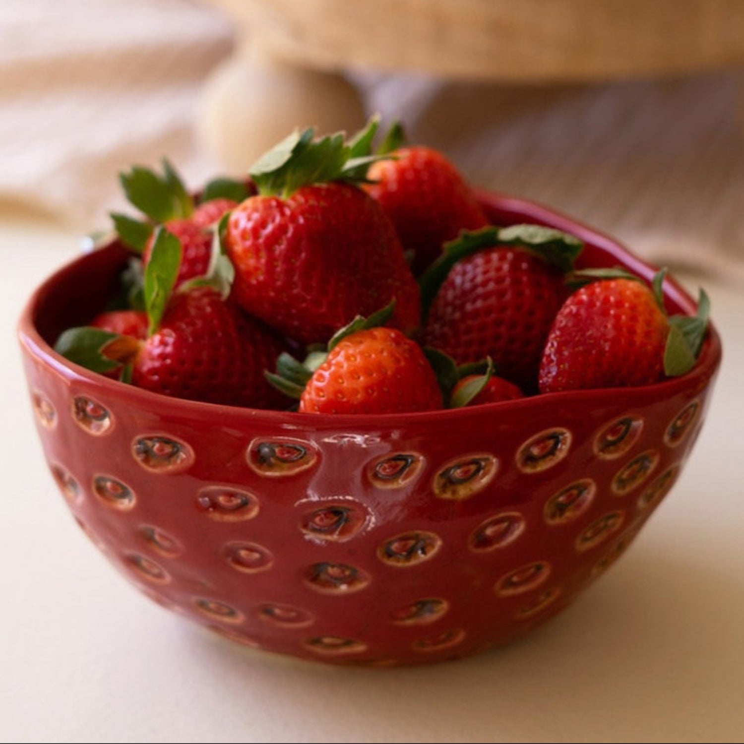 Strawberry Bowl Set of 2