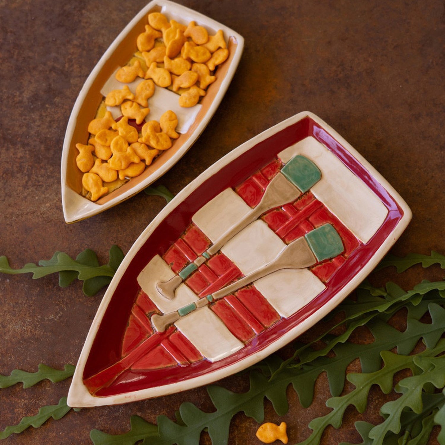 Boat Platter Set of 2