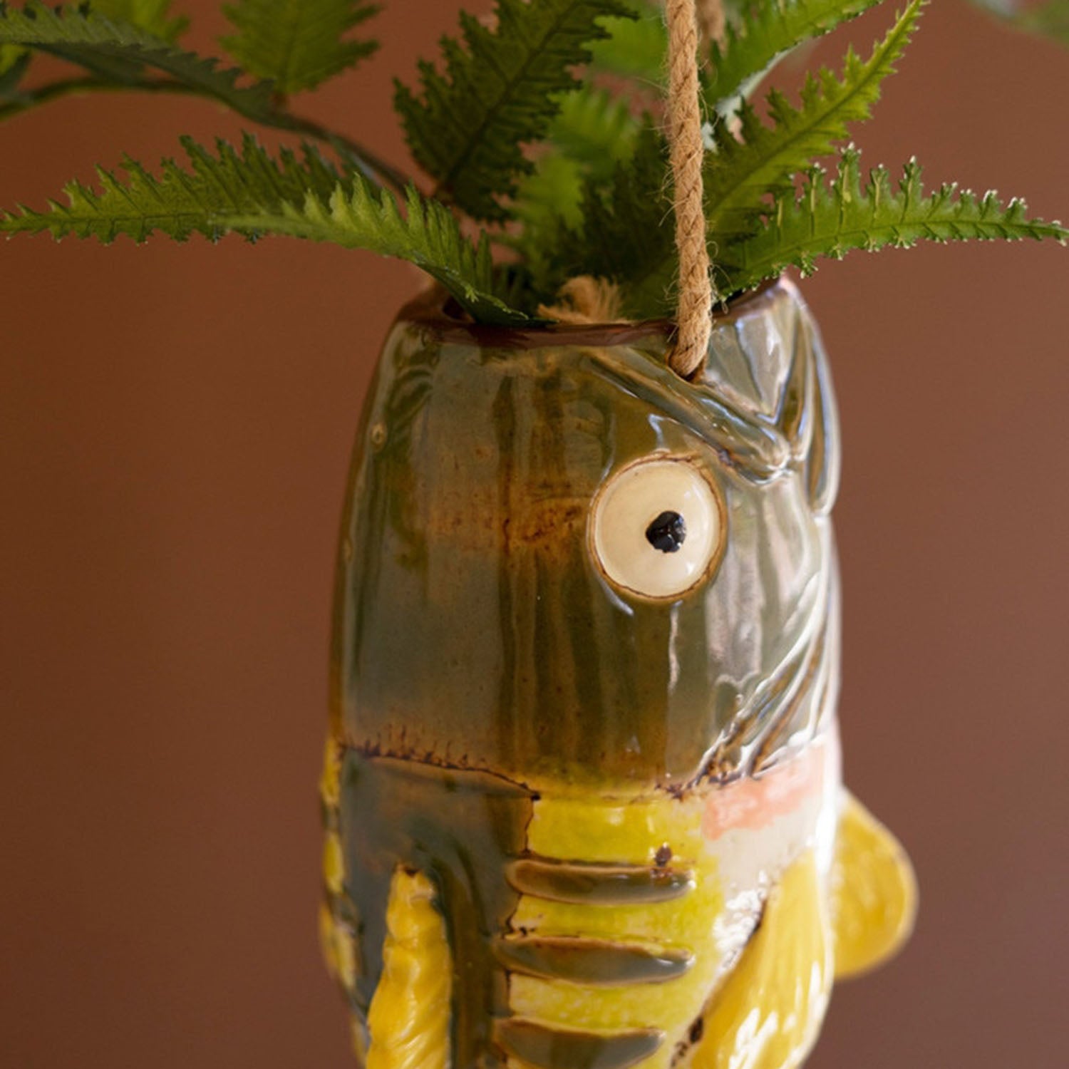 Largemouth Bass Hanging Vase