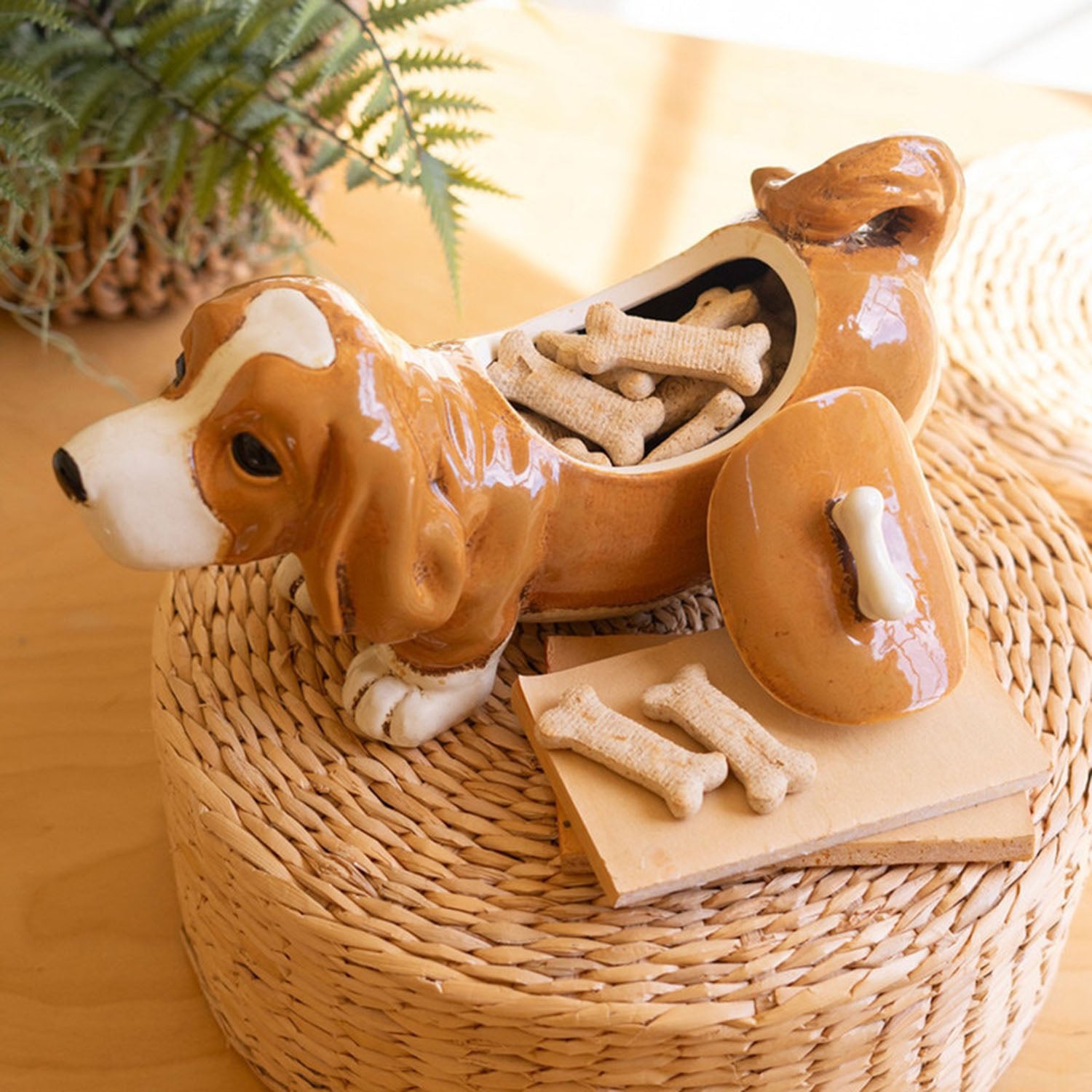 Basset Hound Canister