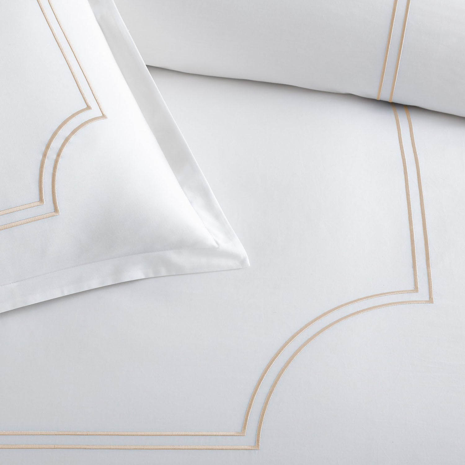 Peacock Alley Deco Classic Embroidered Duvet Set