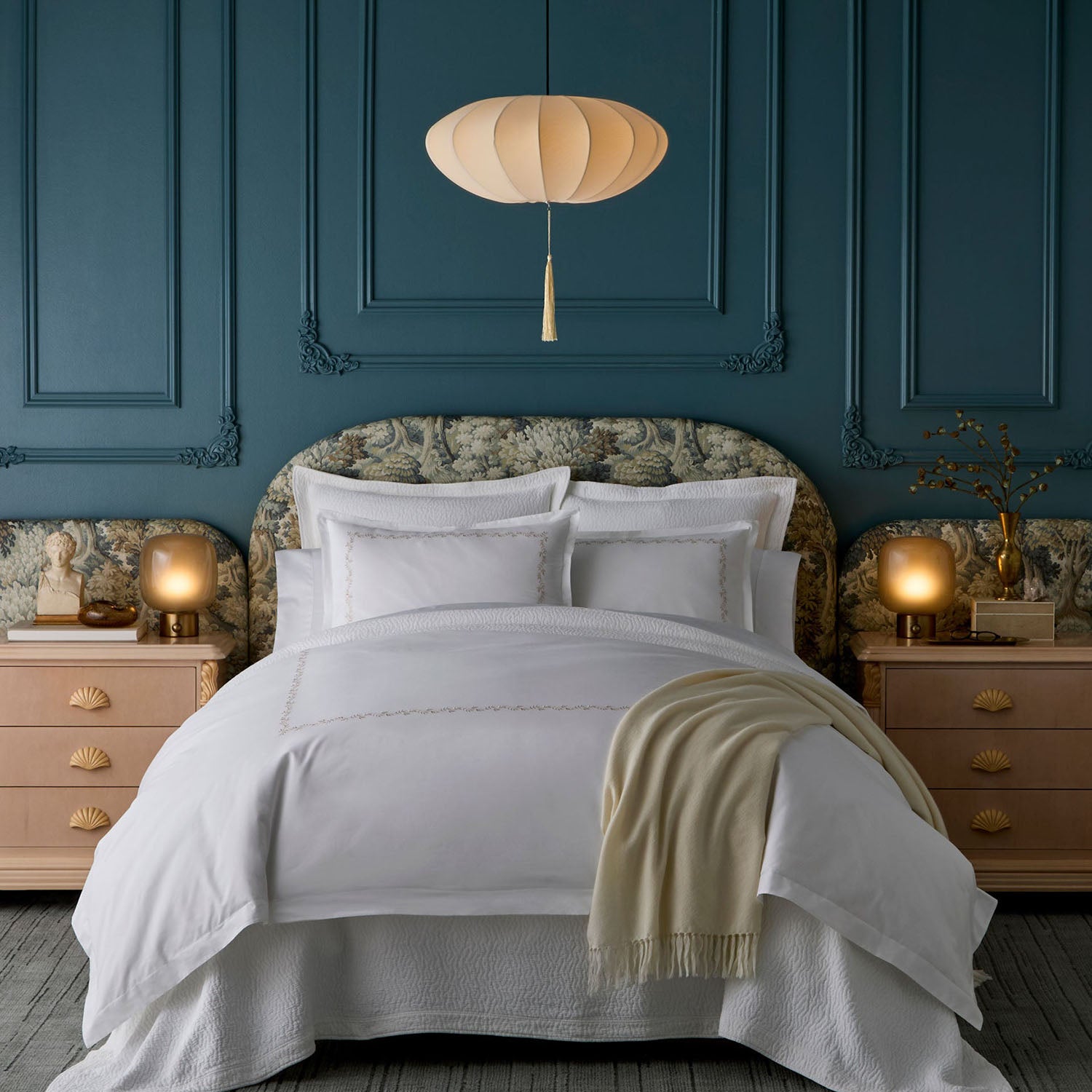 Peacock Alley Ivy Classic Embroidered Duvet Set