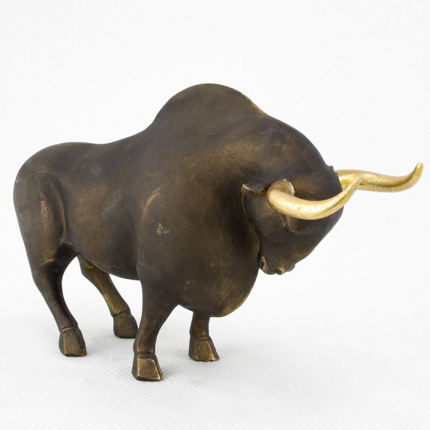 Bronze Bull Sculpture