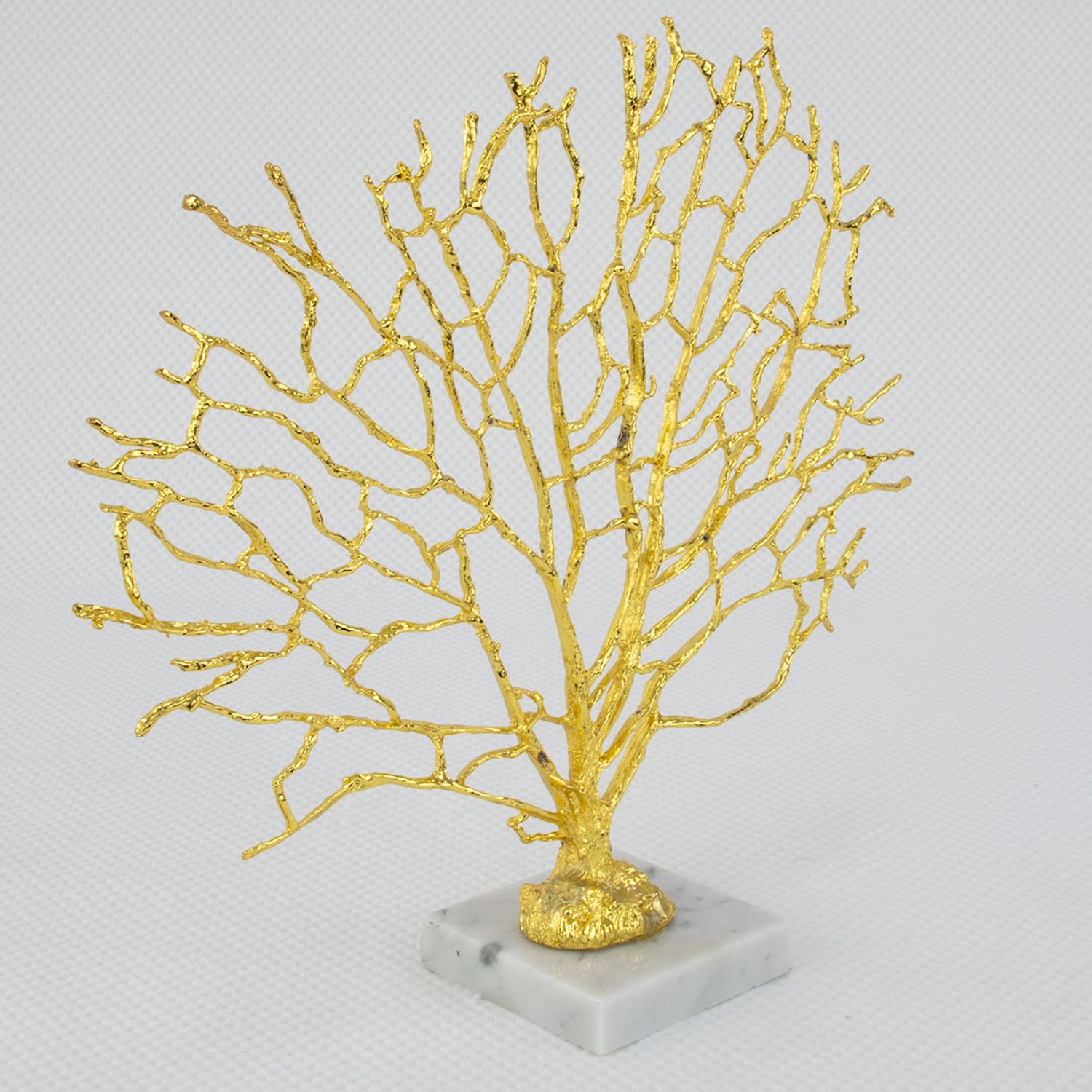 Gold Coral Scuplture