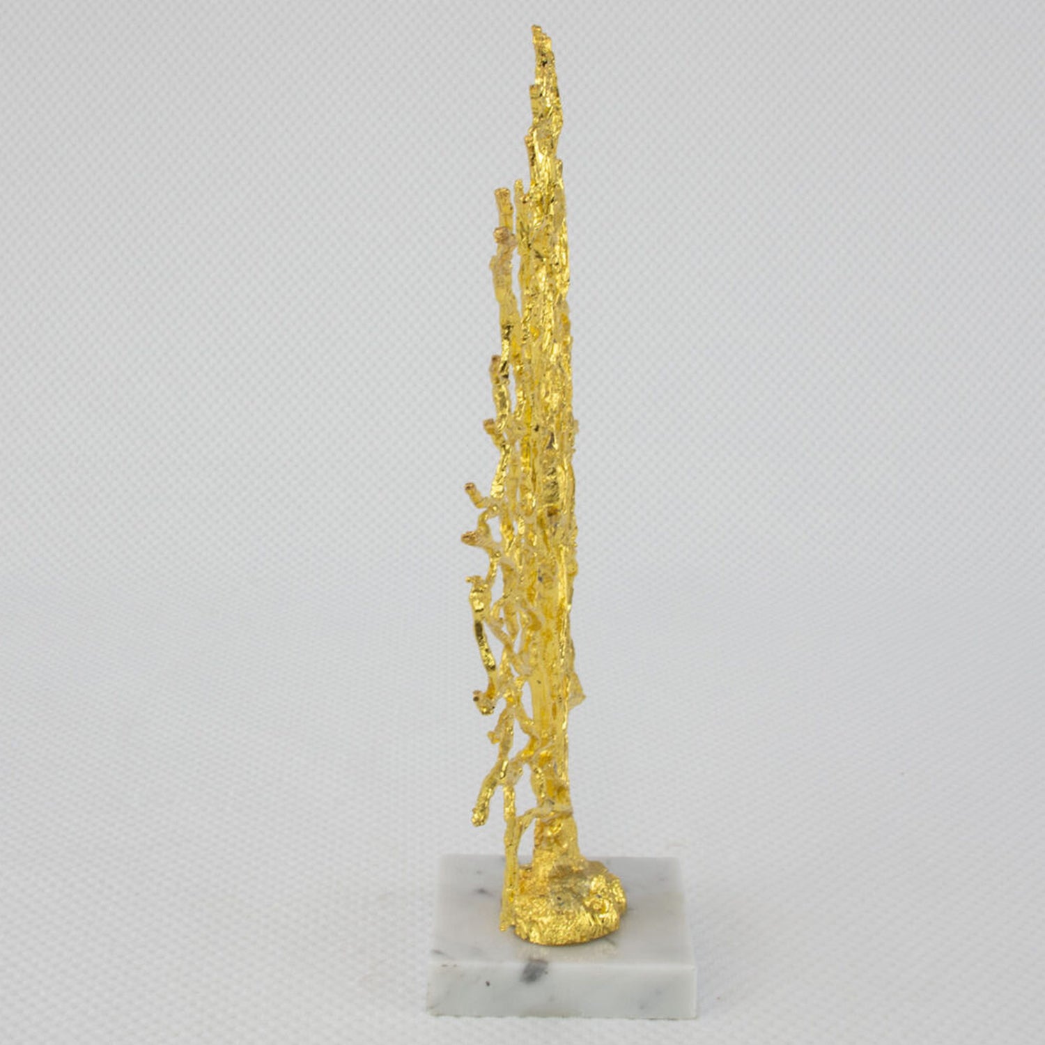 Gold Coral Scuplture