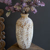 White Washed Wood Vase