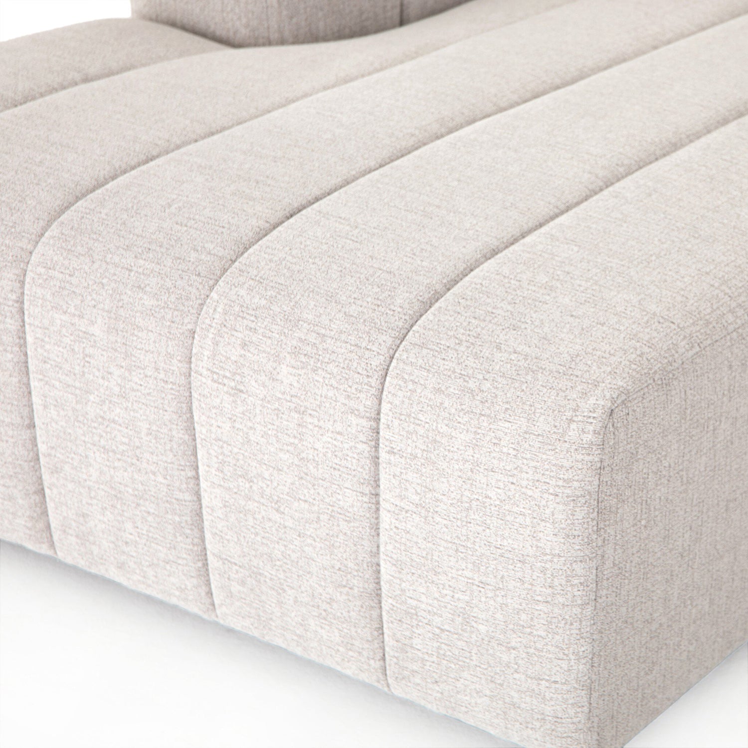 Four Hands Langham Channeled 5-Piece Left Chaise Sectional Sofa