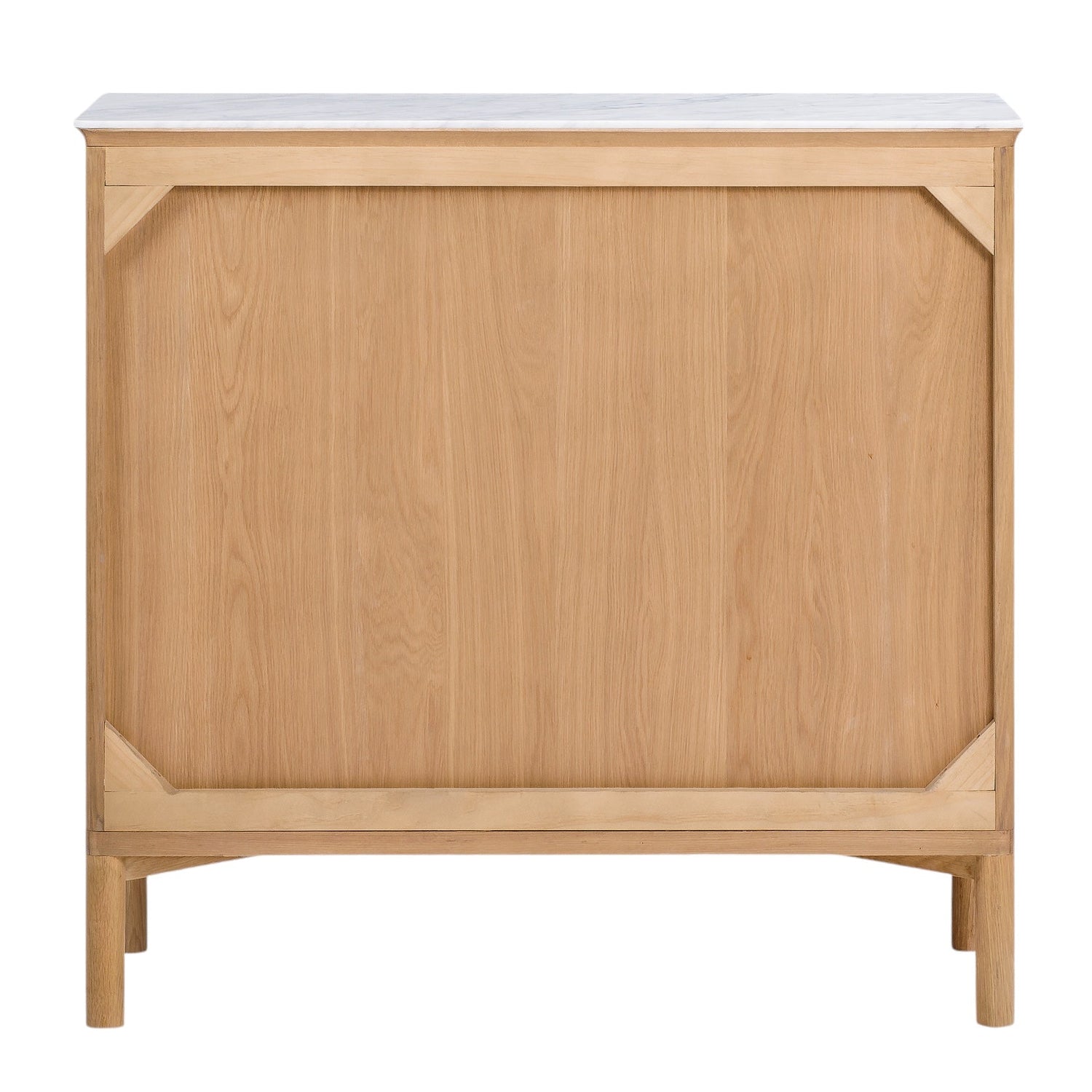 Co. House Designs Olive Reeded Natural Cabinet
