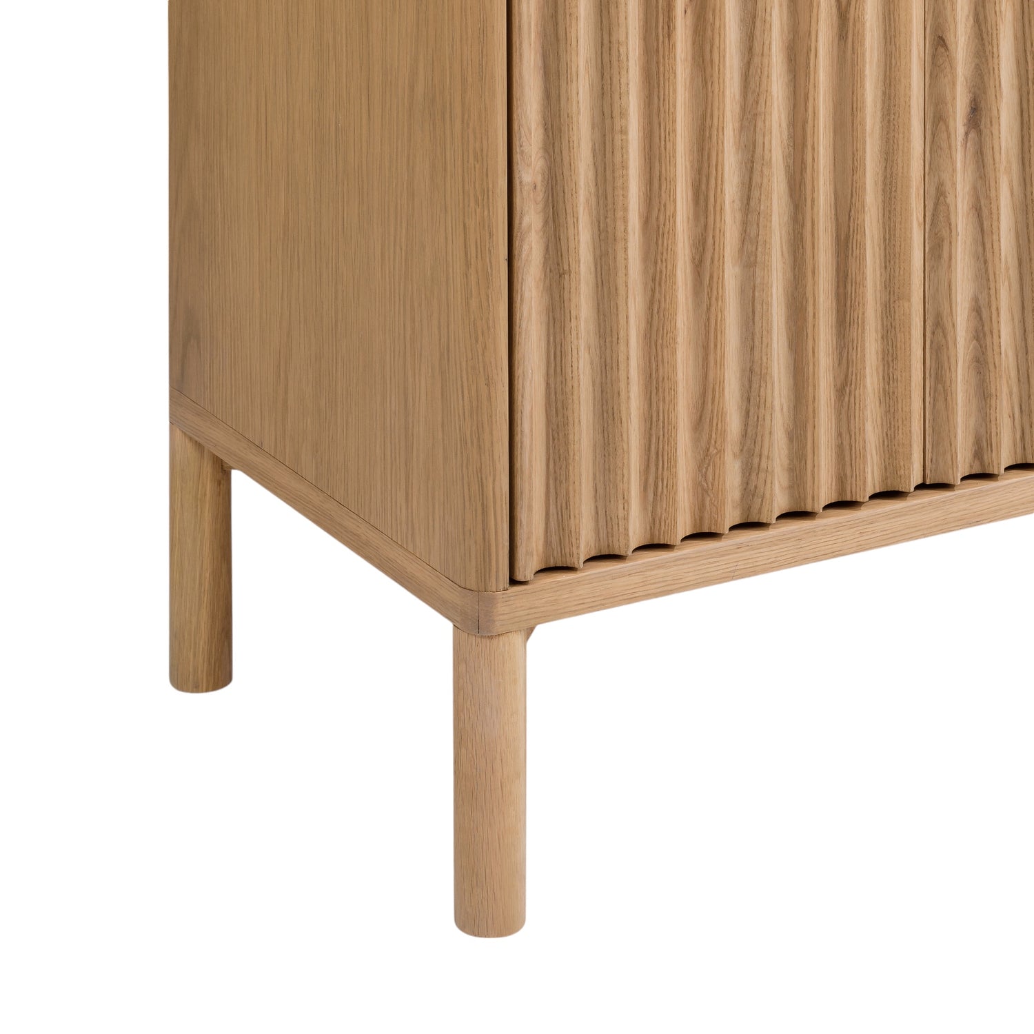 Co. House Designs Olive Reeded Natural Cabinet