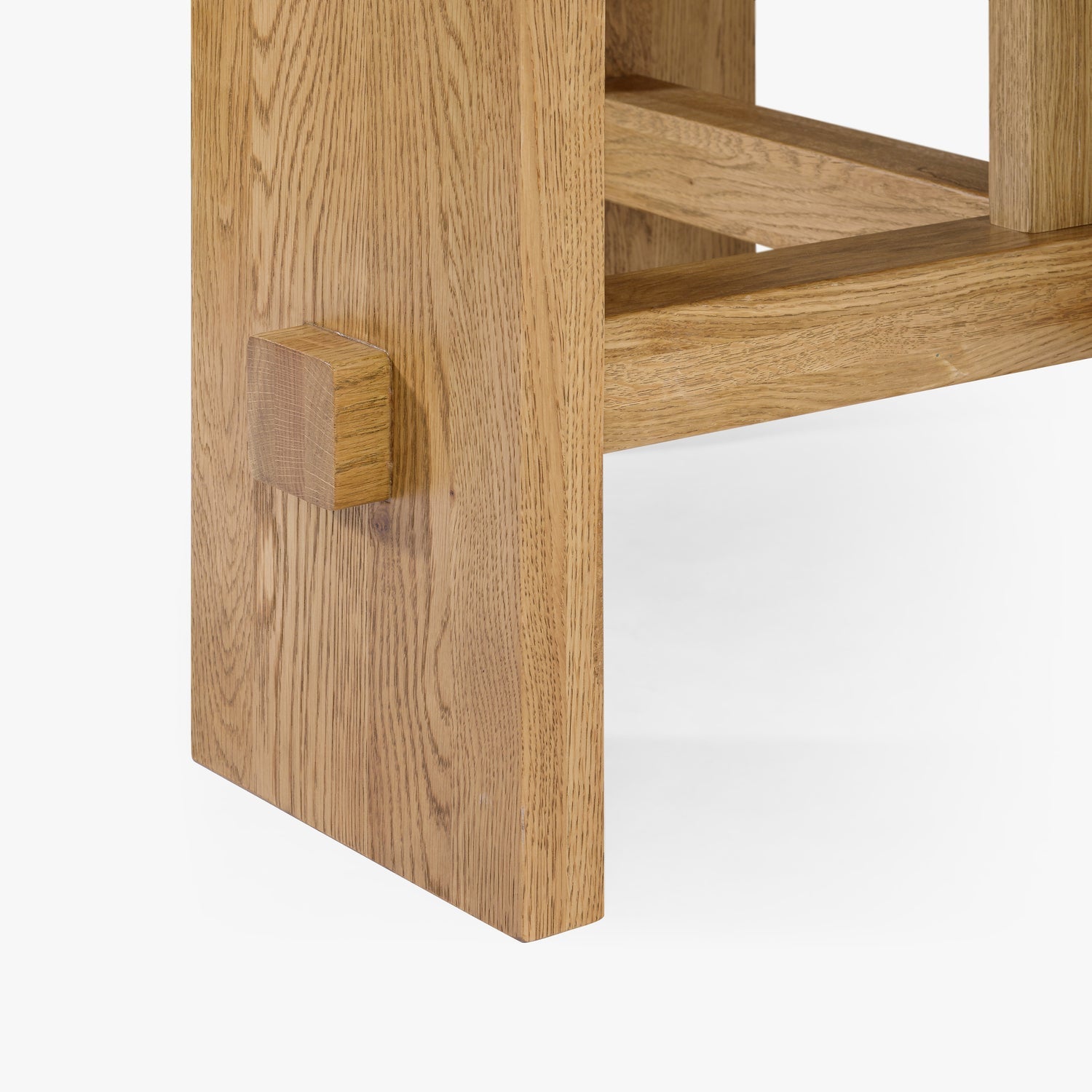 Co. House Designs Saguaro Round Oak Honey Dining Table