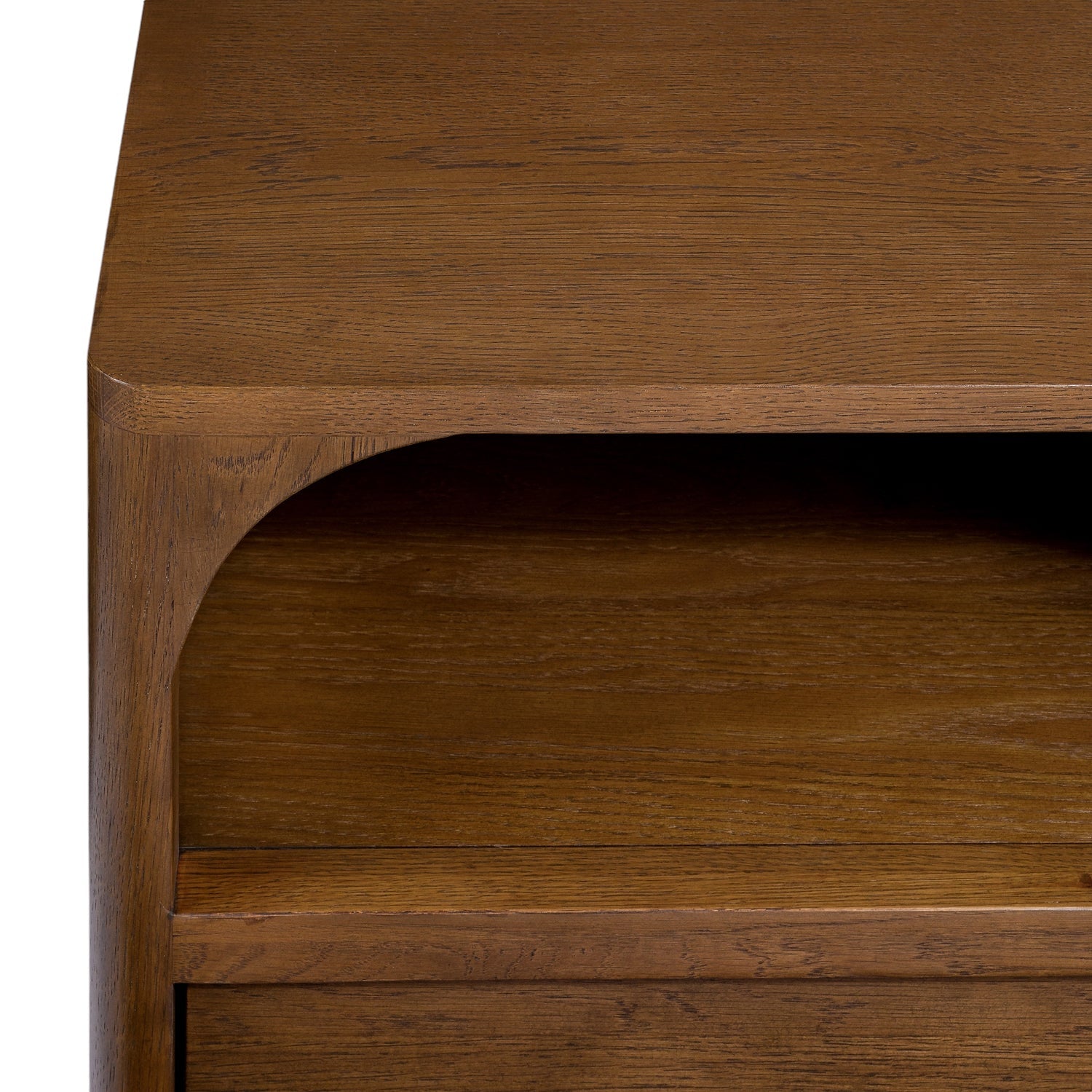 Co. House Designs Cali 6-Drawer Oak Walnut Dresser