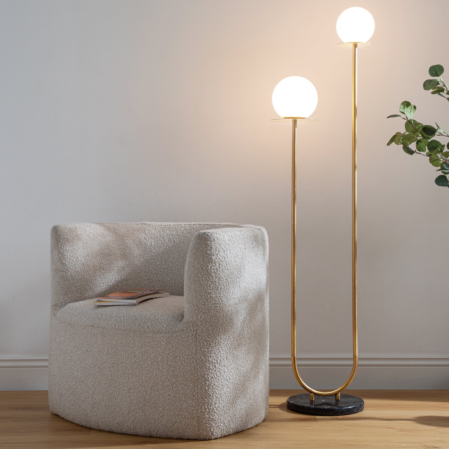 Co. House Designs Santo Ascot Pearl Occasional Chair