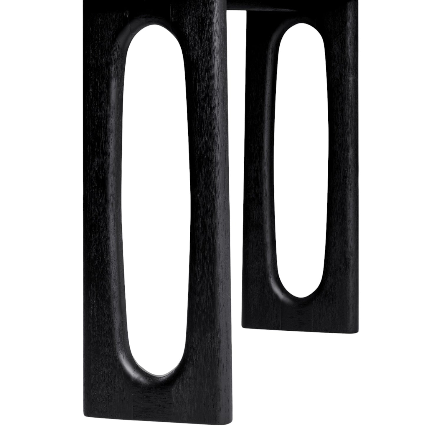 Co. House Designs Eva Oak Black Console Table
