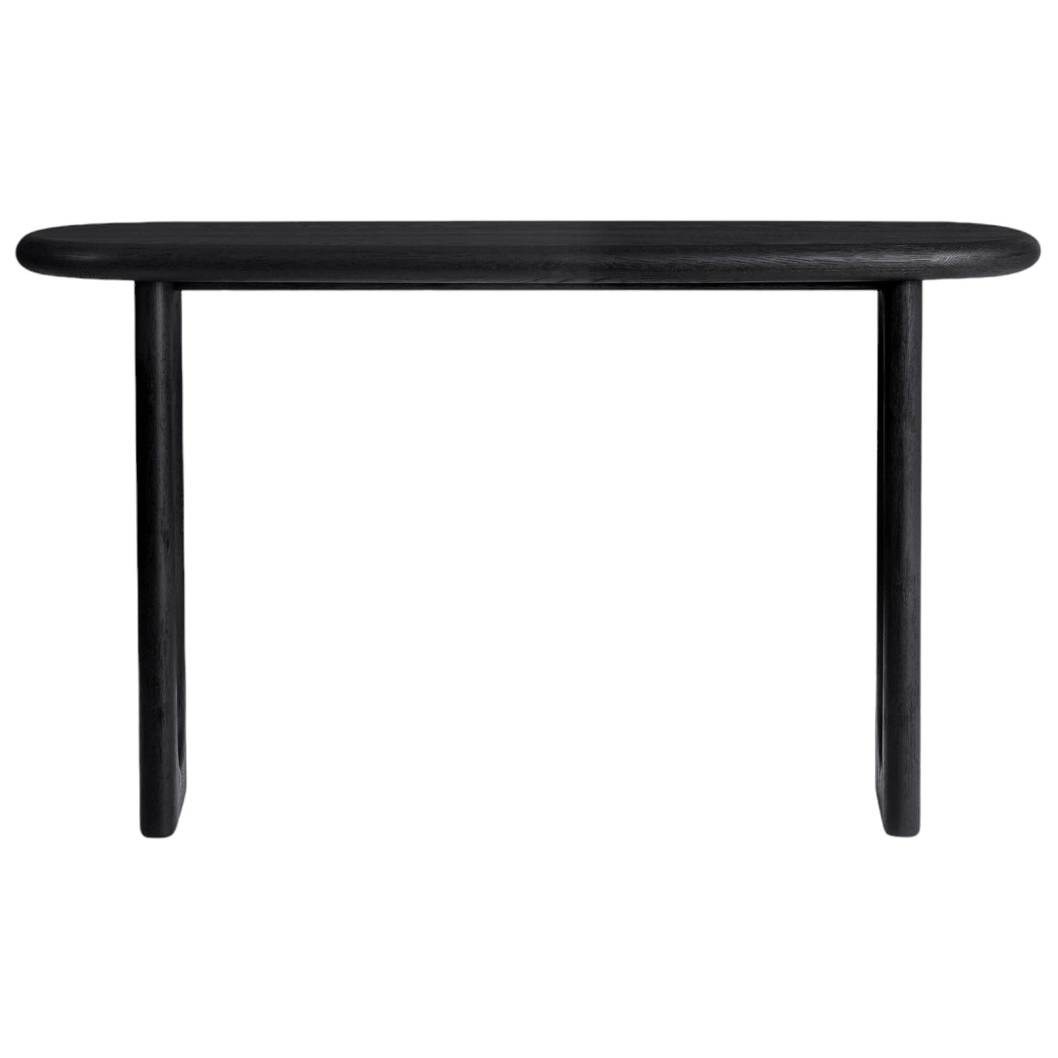 Co. House Designs Eva Oak Black Console Table