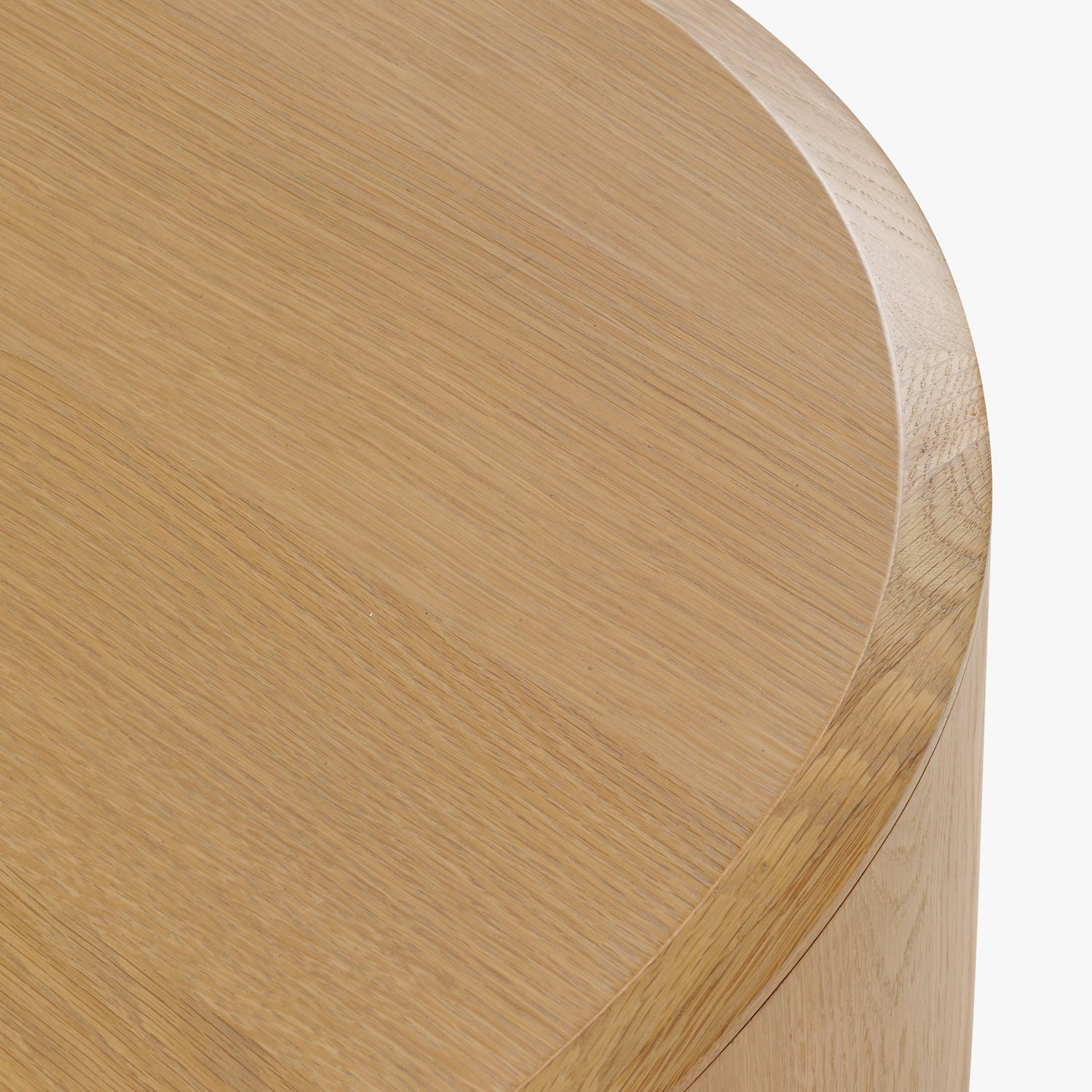 Co. House Designs Serena Oval Light Natural Oak Coffee Table