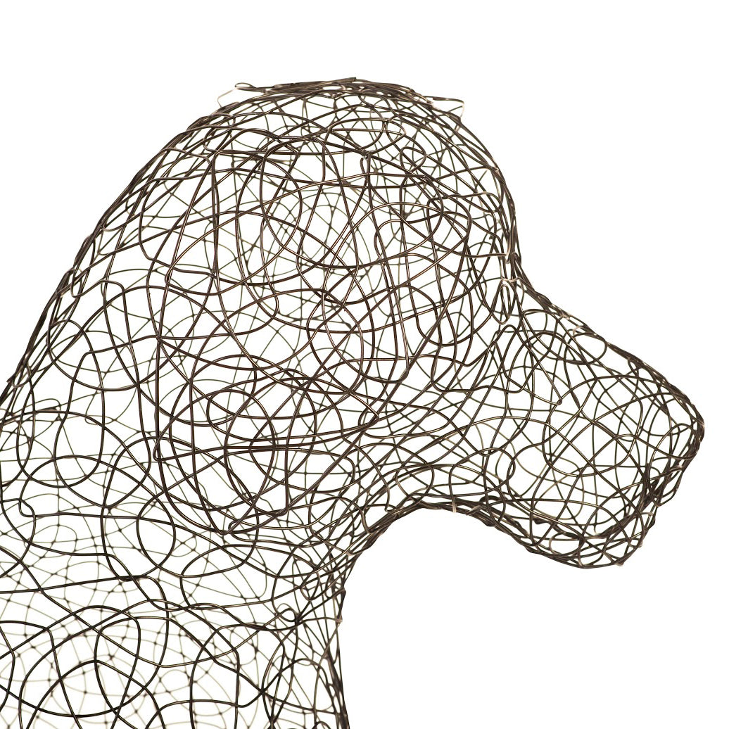 Phillips Collection Crazy Wire Retriever Sculpture