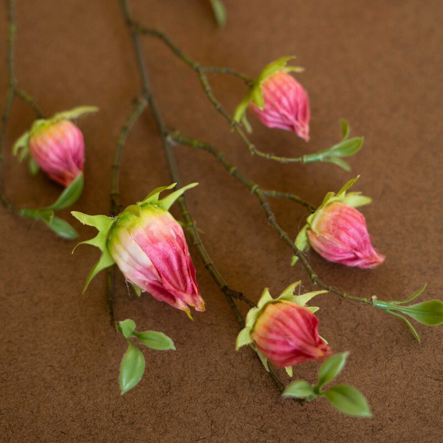 Artificial Roselle Spray Set of 6