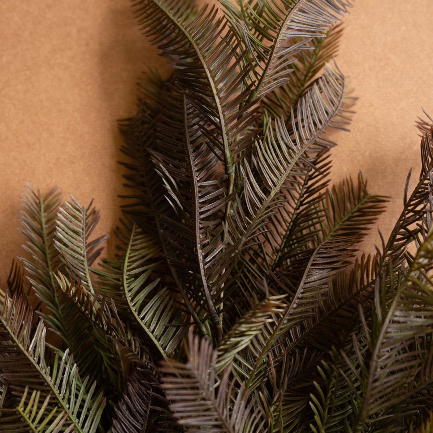 Dark Fir Spray Faux Plant Stem Set of 6