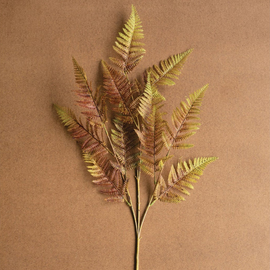Autumn Fern Faux Plant Stem Set of 6