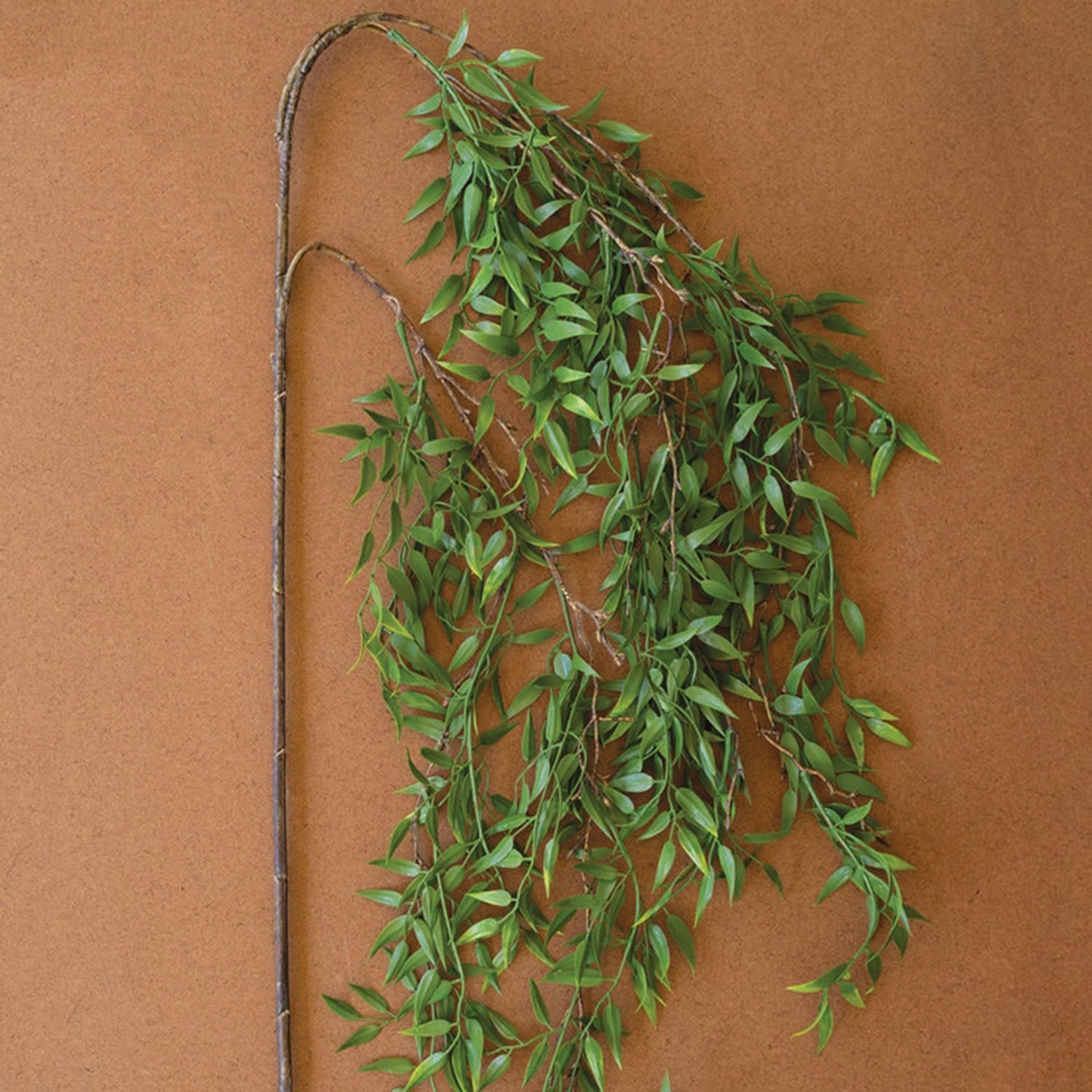 Faux Green Leaves Spray Set of 6