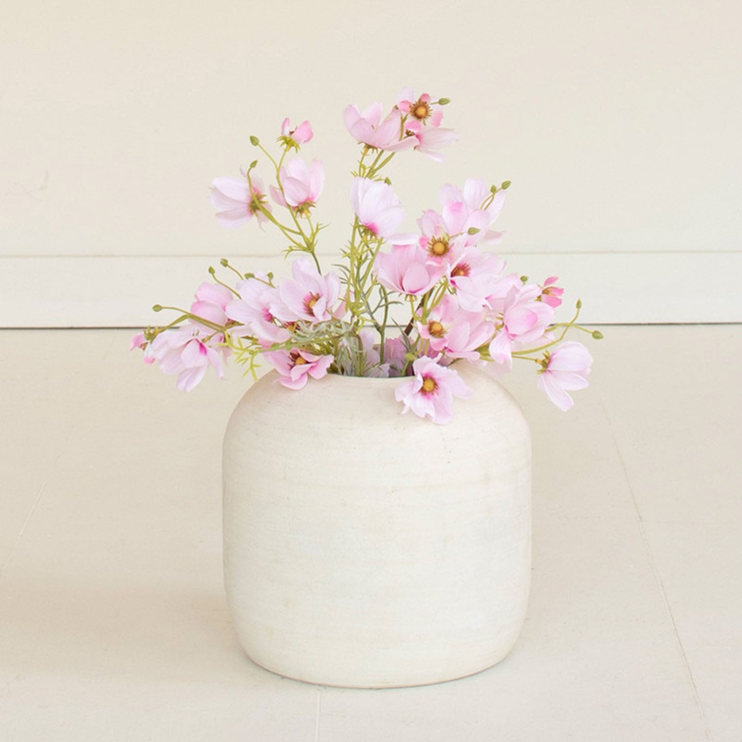 Faux Pink Cosmos Spray Set of 6