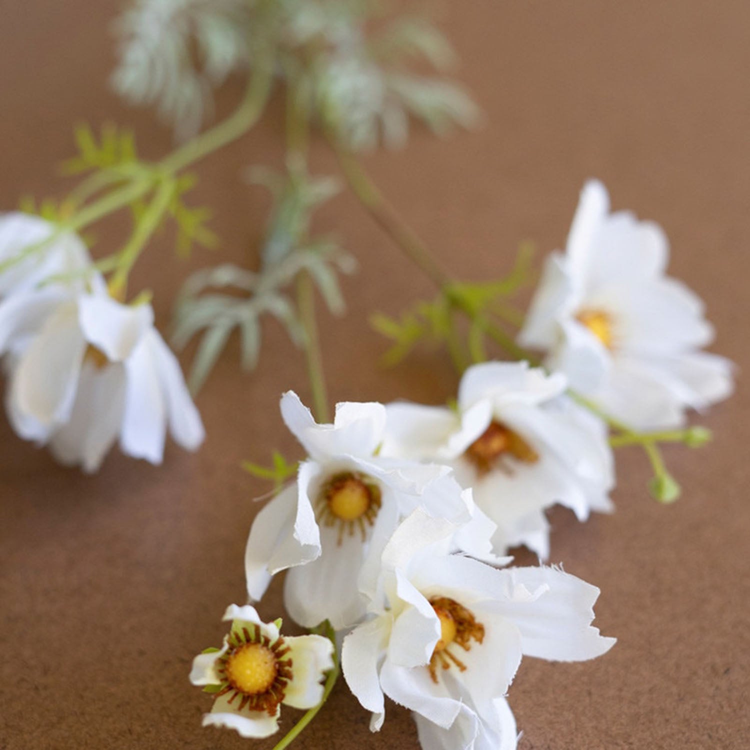 Faux Pink Cosmos Spray Set of 6