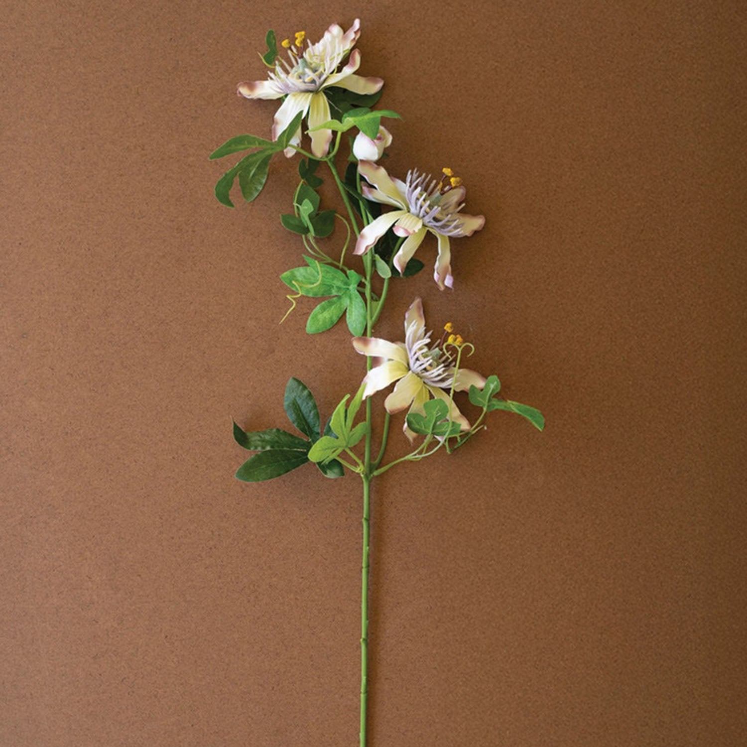 Faux Passion Flower Spray Set of 6