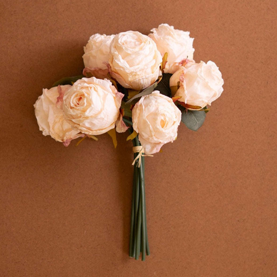 Artificial Rose Bundle Faux Plant Stem