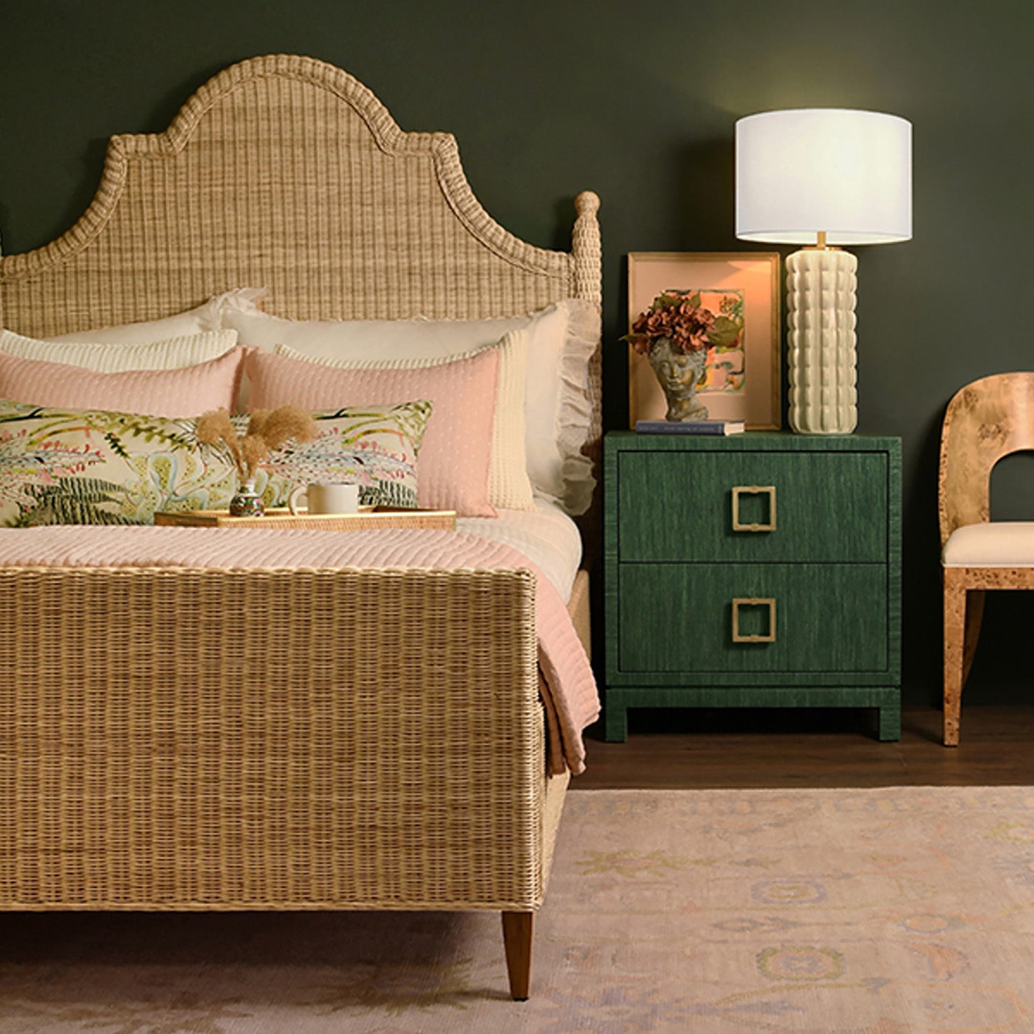 Worlds Away Chamberlain Bed