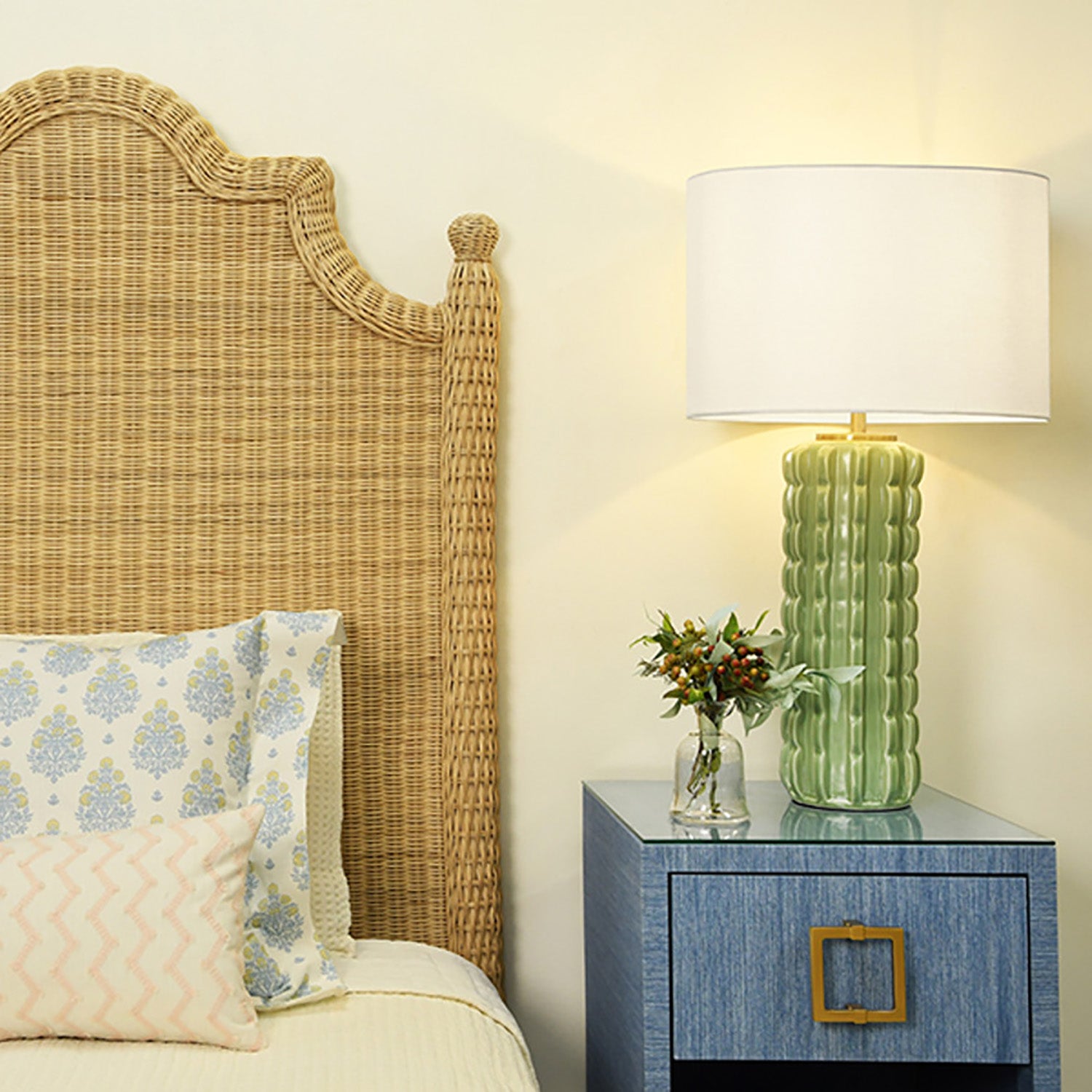 Worlds Away Blair 1 Drawer Side Table